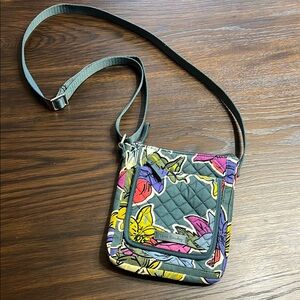Vera Bradley Floral Crossbody Hand Bag - Multicolor